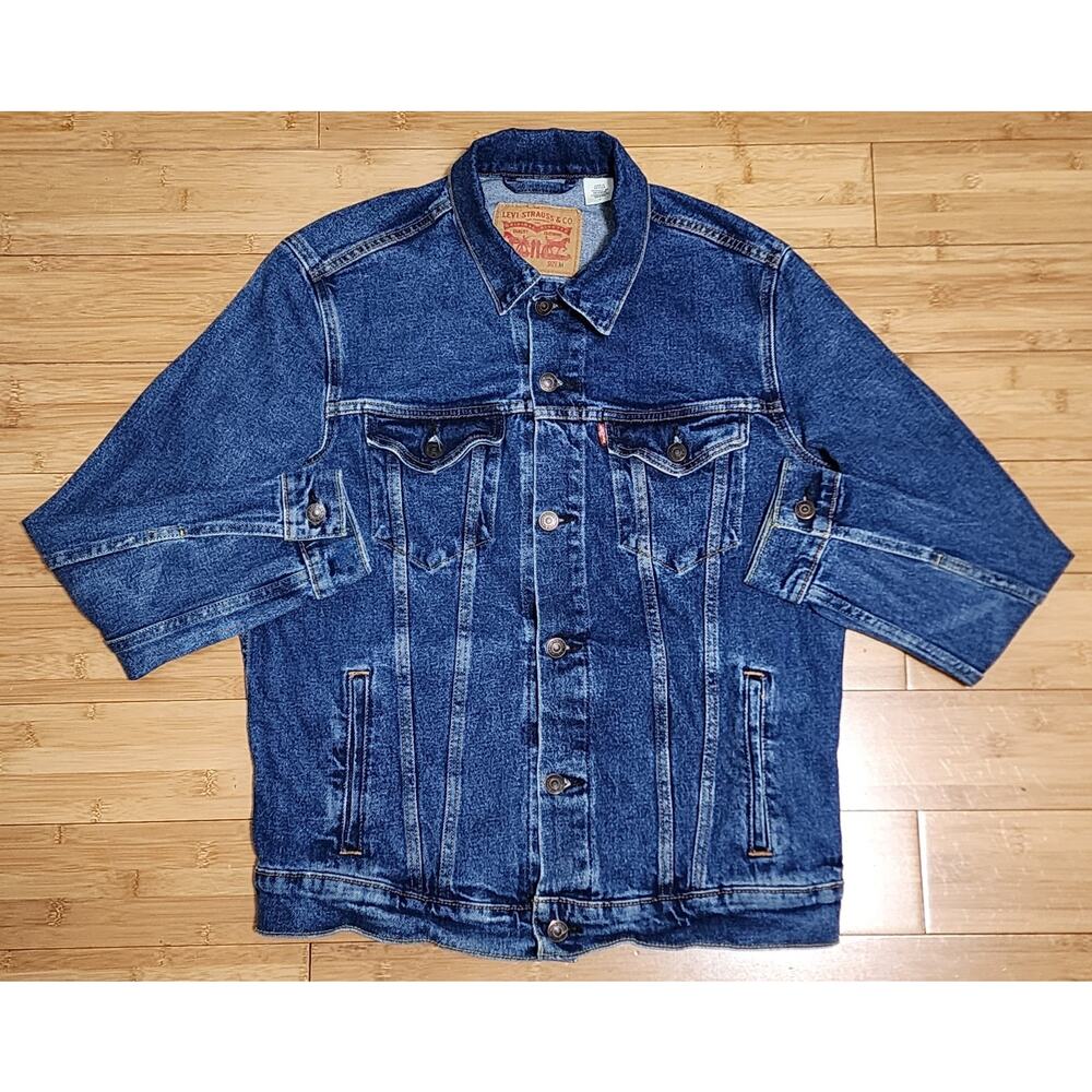 Levi's Men's Medium Trucker Jean Jacket Button Up Cowboy Western Denim Capsule